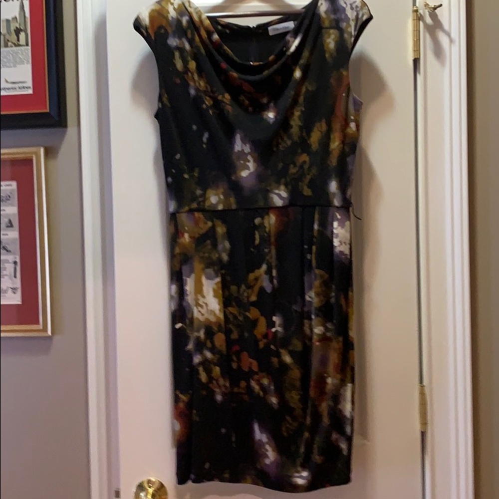 Calvin Klein floral dress, size 6